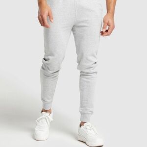 NWOT Gymshark Gray Tapered Joggers with Elastic Cuffs